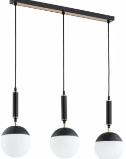 Best Listwa z okrągłymi, dwukolorowymi kloszami AL 62246 MARAKAS | Kaja Żyrandole Nowoczesne