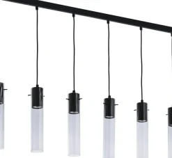 Hot Listwa z przezroczystymi tubami TK 3150 LOOK GRAPHITE | Kaja Żyrandole Nowoczesne