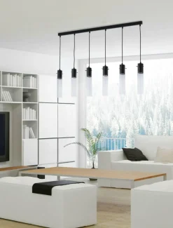 Hot Listwa z przezroczystymi tubami TK 3150 LOOK GRAPHITE | Kaja Żyrandole Nowoczesne