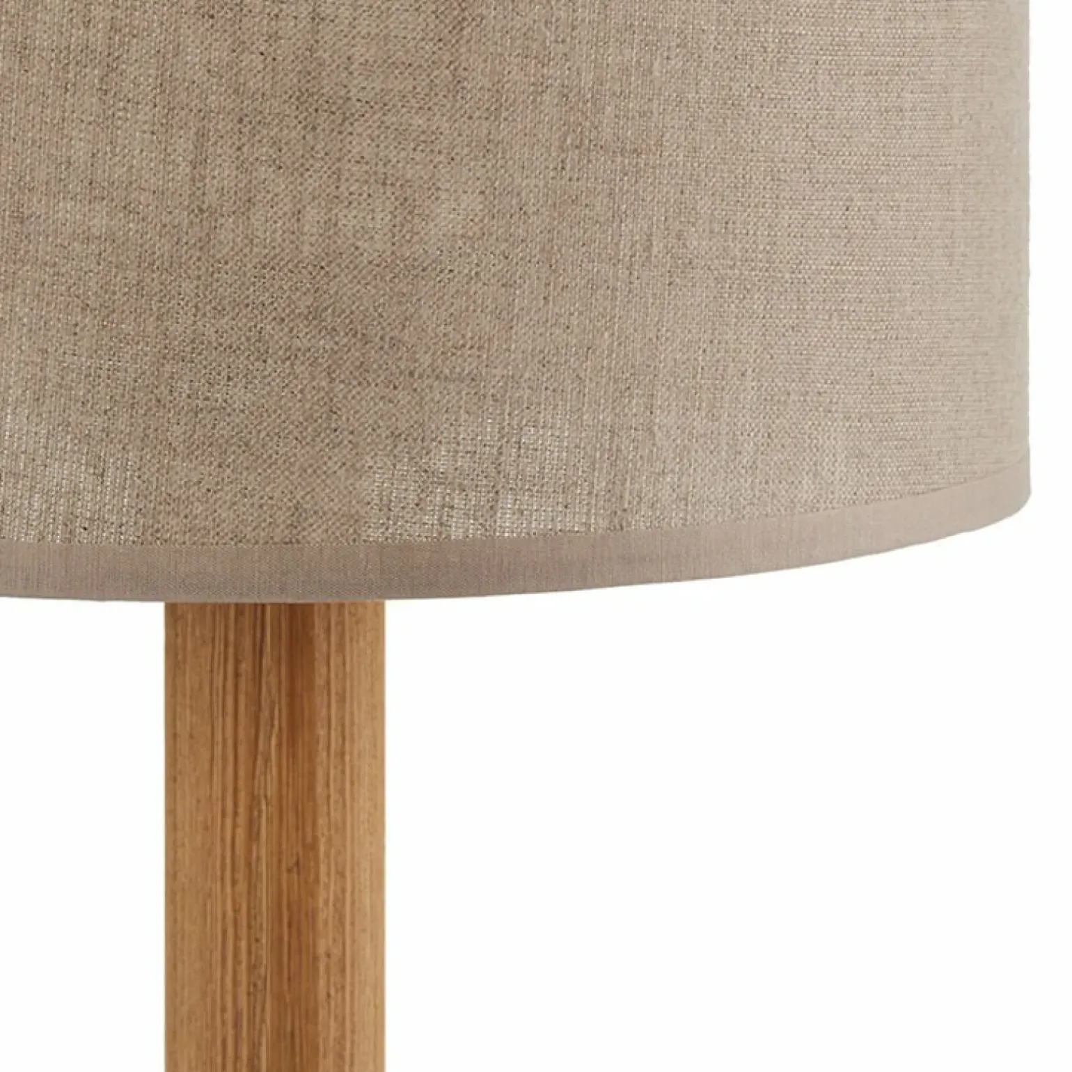 Sklep Kaja Lniana lampka nocna na drewnianej nodze TK 5192 DEVA | Kaja