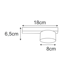 Sklep Kaja Loftowa lampa sufitowa na żarówkę GX53 K-5530 z serii CRUZ