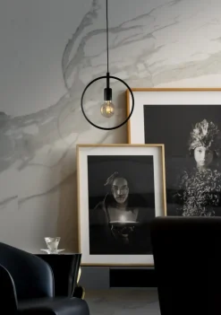 Best Sale Loftowa lampa wisząca z metalową obręczą K-3833 GEO | Kaja Oświetlenie Żyrandole Nowoczesne