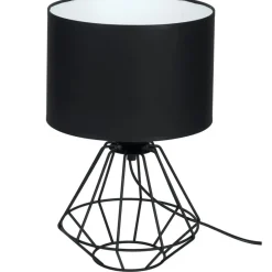 Sklep Kaja Loftowa lampka stołowa z czarno-białym abażurem MLP4792 z serii COLIN | Kaja Ośw