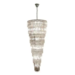 Outlet Luksusowa, duża lampa wisząca glamour ZM 19002/40-CHR LUXE | Kaja Żyrandole Nowoczesne