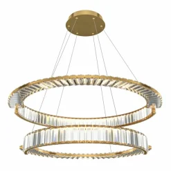 Store Luksusowa lampa wisząca, kryształowa P097PL-L90G4K z serii KRONE Żyrandole Nowoczesne