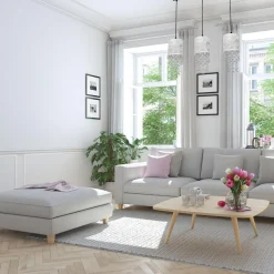 Sklep Kaja Luksusowa lampa wisząca w srebrnym kolorze MLP6435 z serii ALMERIA | Kaja Oświet