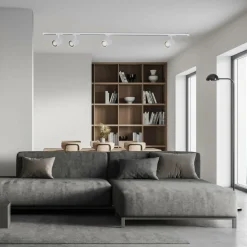 Sklep Kaja 2m szyna 1-fazowa z reflektorami LP-787 SET 1F WH z serii TOKIO SET