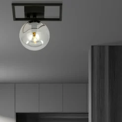 Sale Mała, geometryczna lampa sufitowa z kloszem 1131/1E IMAGO | Kaja Żyrandole Nowoczesne