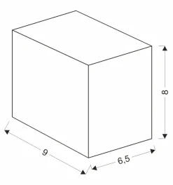 Sklep Kaja Mała, geometryczna lampa zewnętrzna kinkiet 21-32300 NERIUM | Kaja