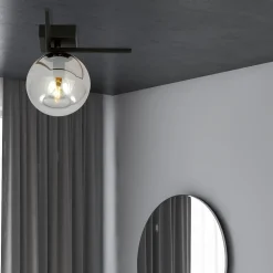 Sklep Kaja Mała lampa sufitowa z grafitowym kloszem 1131/1G IMAGO | Kaja