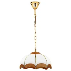 Sklep Kaja Mała lampa wisząca z drewnem, 1xE27 AL 766 SIKORKA | Kaja Oświetlenie