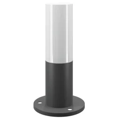 Sklep Kaja Mała, szara lampa ogrodowa stojąca 30cm O418FL-01GR z serii WILLIS