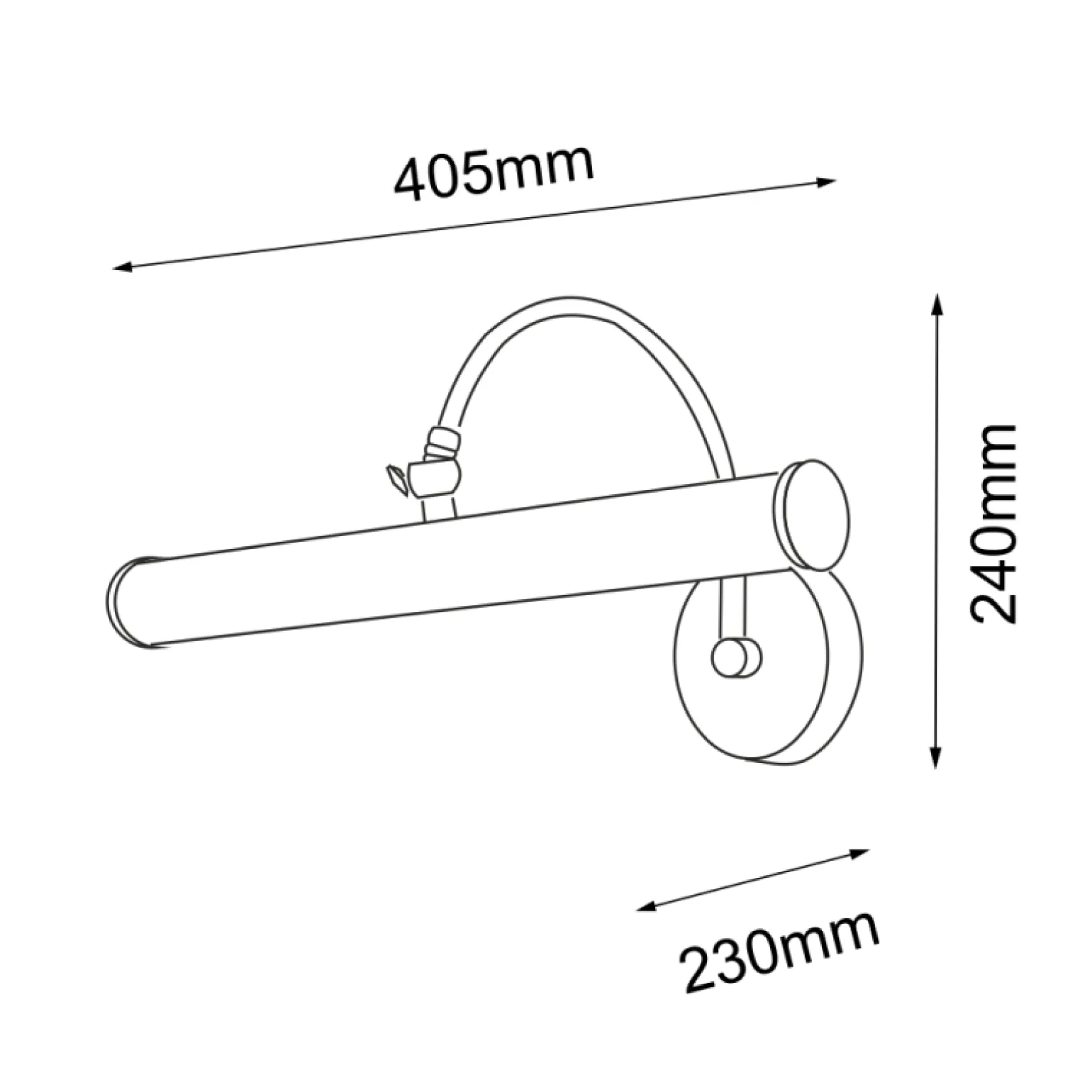 Sklep Kaja Matowa, efektowna lampa nad lustro ANT 8283 EXPO | Kaja Oświetlenie