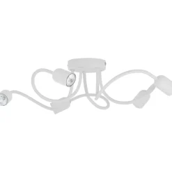 Best Sale Metalowa, biała lampa sufitowa bez kloszy TK 3431 z serii GRACJAN Żyrandole Nowoczesne