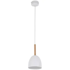 Shop Minimalistyczna, biała lampa wisząca do jadalni TK 4868 z serii NORD Żyrandole Nowoczesne