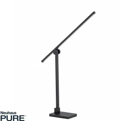 Sklep Kaja Minimalistyczna czarna lampka biurkowa LED 4407-18 z serii PURE-GRAFO