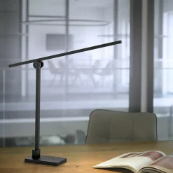 Sklep Kaja Minimalistyczna czarna lampka biurkowa LED 4407-18 z serii PURE-GRAFO