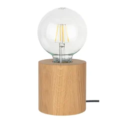 Sklep Kaja Minimalistyczna, drewniana lampka stołowa 7071174 TRONGO | Kaja