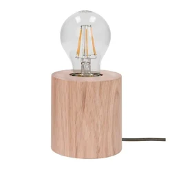 Sklep Kaja Minimalistyczna, drewniana lampka stołowa 7071174 TRONGO | Kaja