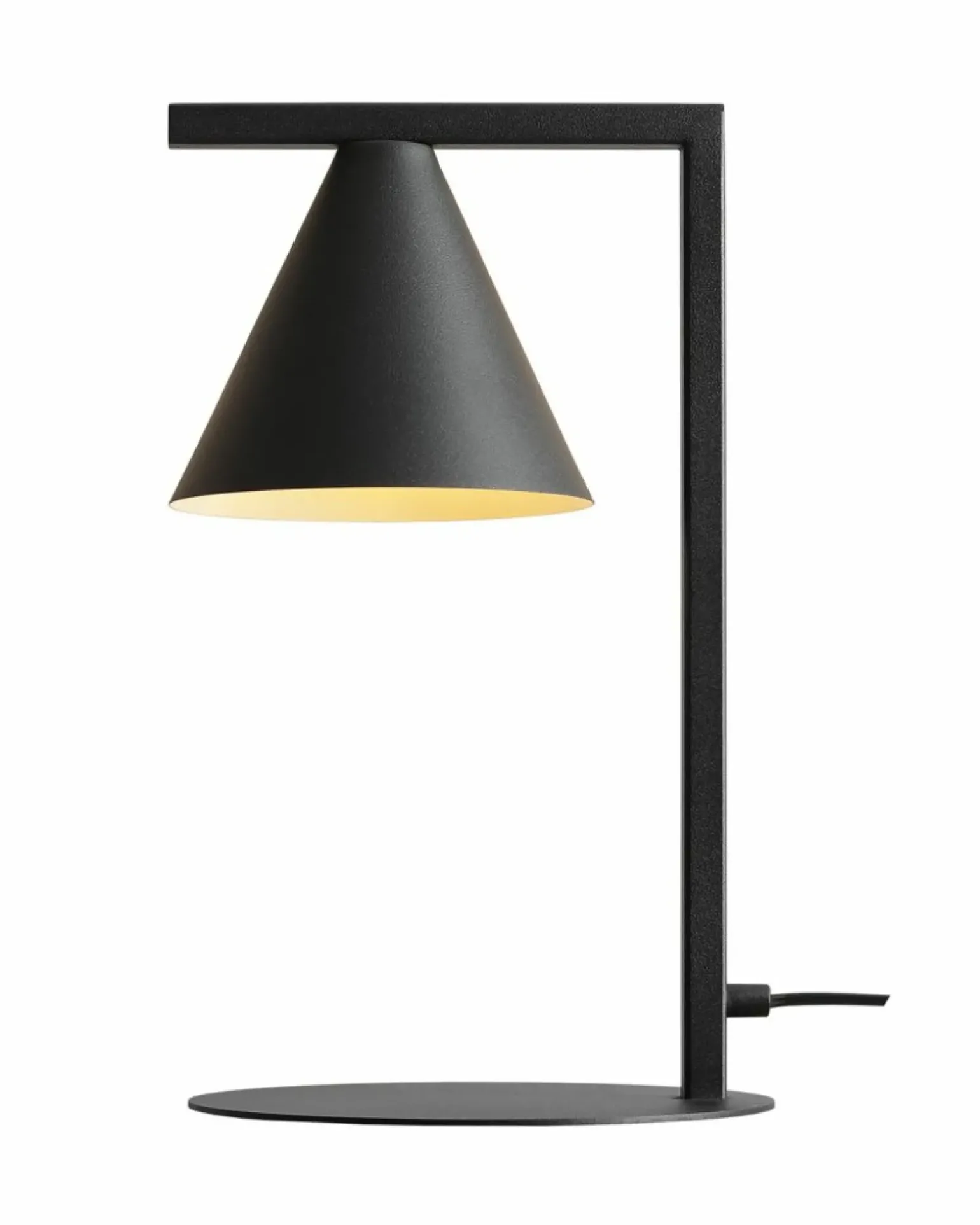 Sklep Kaja Minimalistyczna, geometryczna lampka biurkowa 1108B1 z serii FORM
