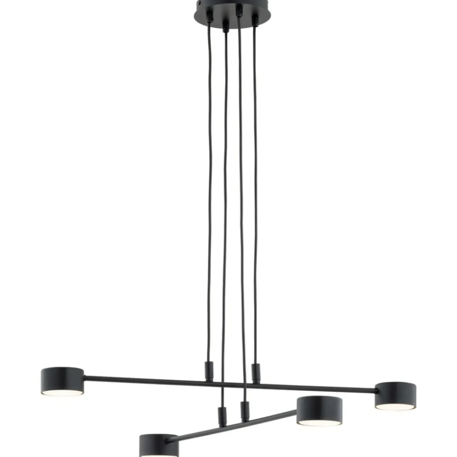 Store Minimalistyczna, industrialna lampa wisząca 1339/4 MODUS | Kaja Żyrandole Nowoczesne