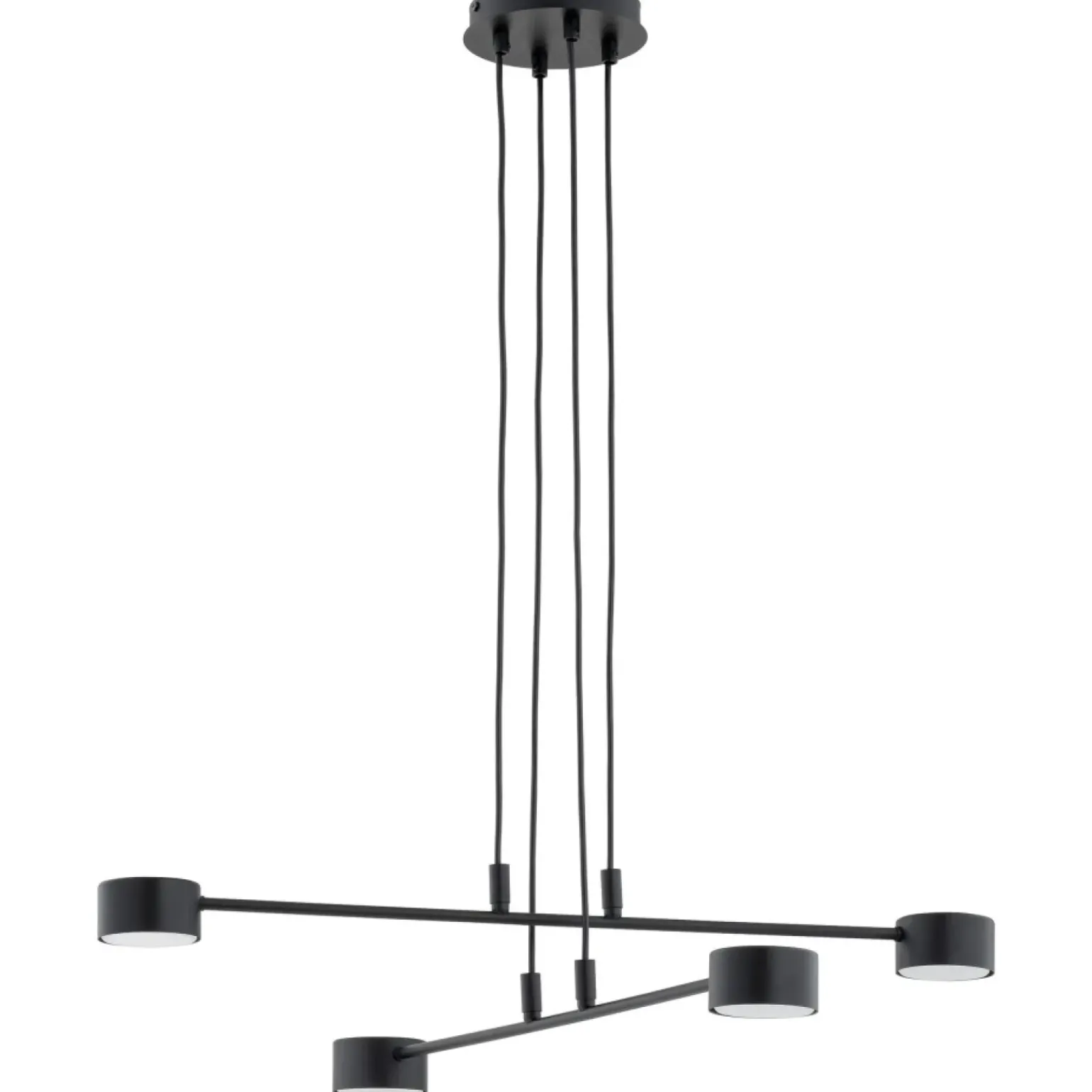 Store Minimalistyczna, industrialna lampa wisząca 1339/4 MODUS | Kaja Żyrandole Nowoczesne