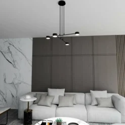 Store Minimalistyczna, industrialna lampa wisząca 1339/4 MODUS | Kaja Żyrandole Nowoczesne