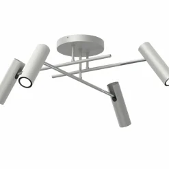 Best Minimalistyczna, jasnoszara lampa sufitowa LX 288 AXION | Kaja Żyrandole Nowoczesne