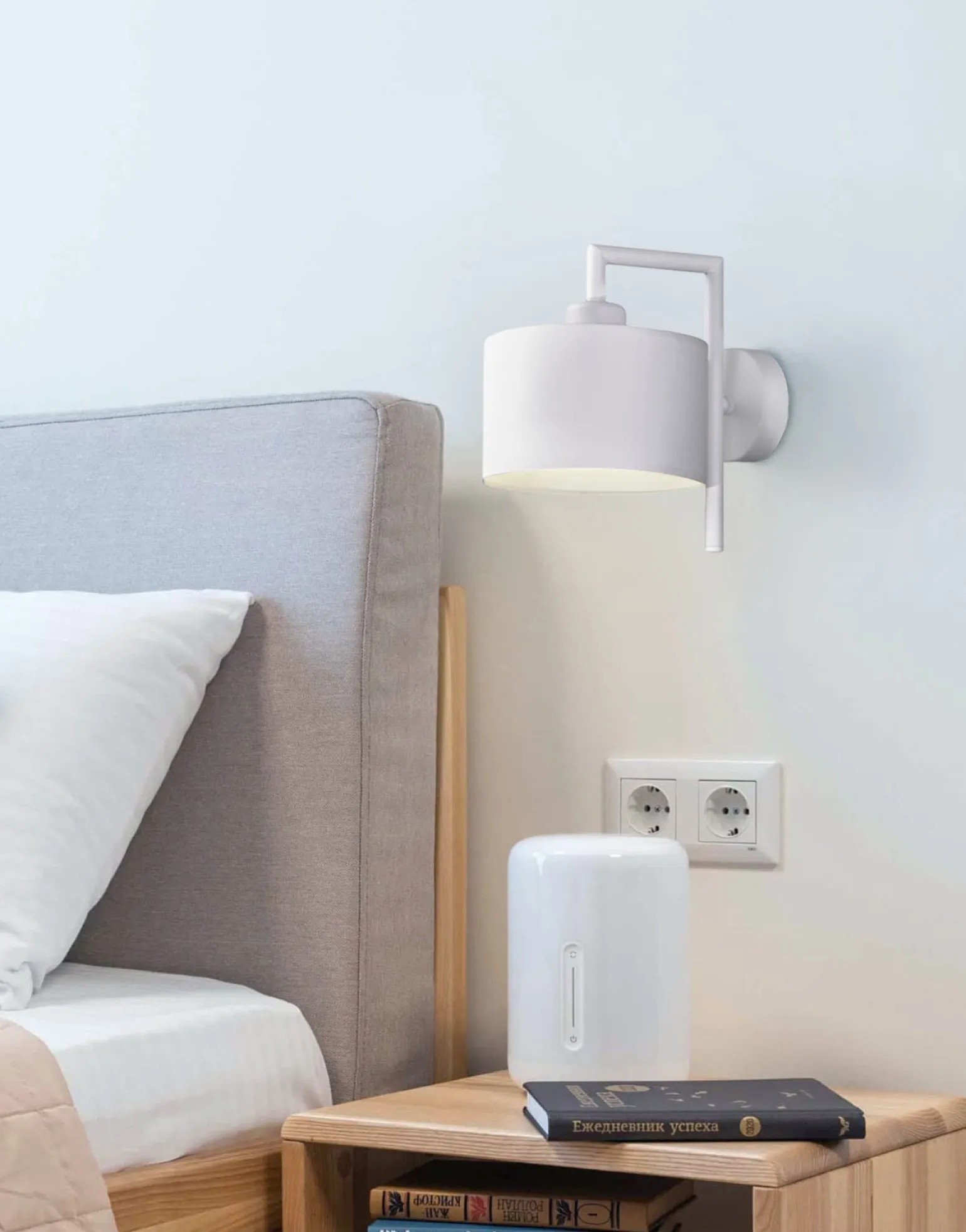 Sklep Kaja Minimalistyczna lampa ścienna K-4334 SIMONE WHITE | Kaja Oświetlenie