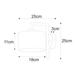Sklep Kaja Minimalistyczna lampa ścienna K-4334 SIMONE WHITE | Kaja Oświetlenie