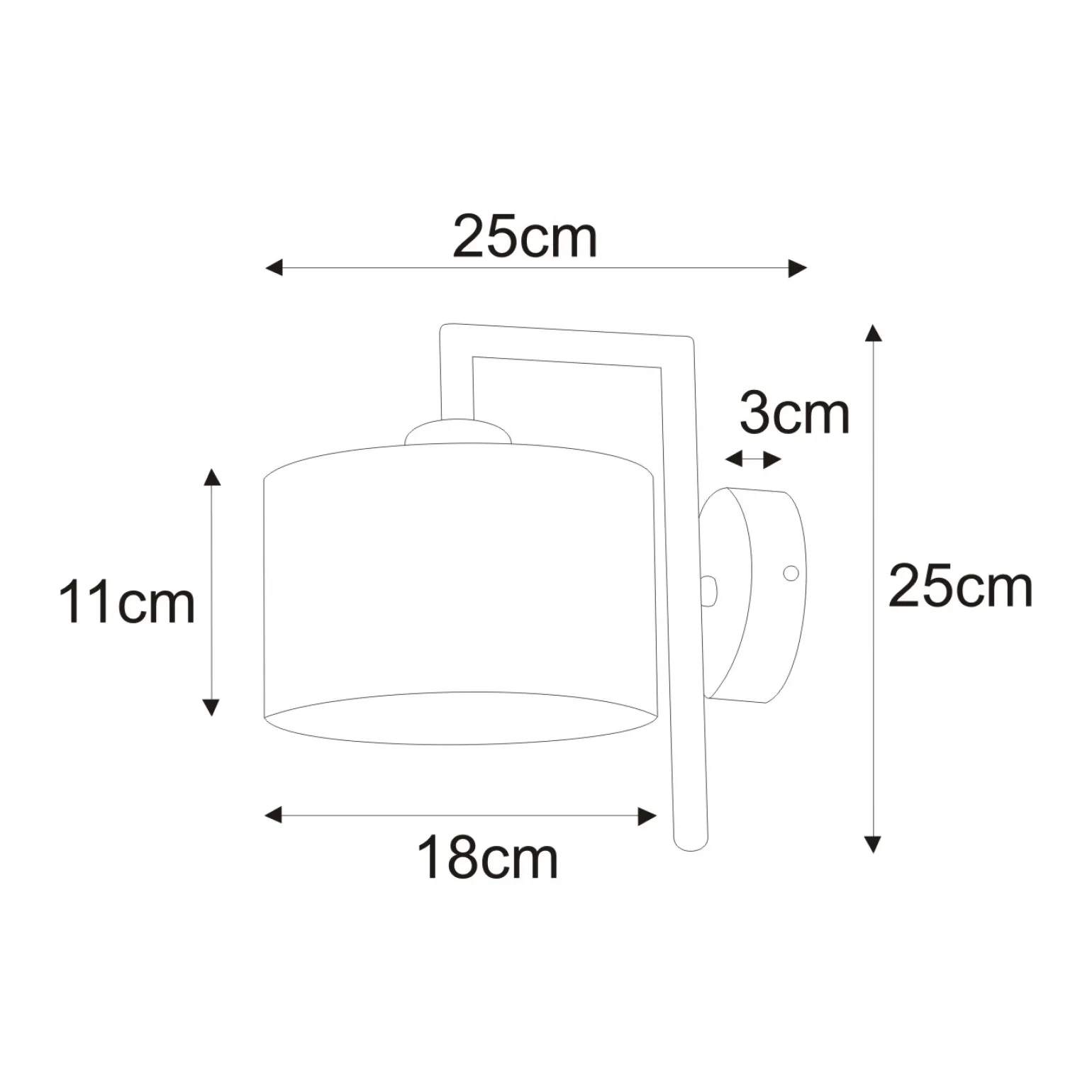 Sklep Kaja Minimalistyczna lampa ścienna K-4334 SIMONE WHITE | Kaja Oświetlenie