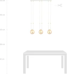 Flash Sale Minimalistyczna lampa do oświetlenia stołu 1117/3 GLAM | Kaja Żyrandole Nowoczesne