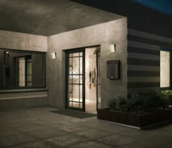 Sklep Kaja Minimalistyczna lampa elewacyjna LED 4000K OWL-7061-4K FAMA | Kaja