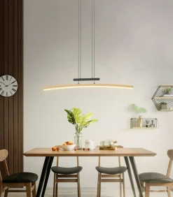 Best Minimalistyczna lampa LED nad wyspę WF 7020-106 BOLOGNA | Kaja Żyrandole Nowoczesne
