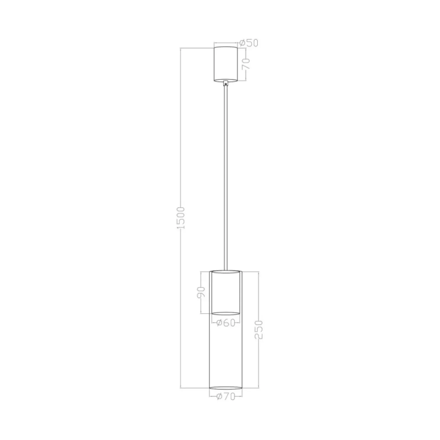 Clearance Minimalistyczna lampa nad blat kuchenny LP-232/1P WH z serii MANACOR Żyrandole Nowoczesne