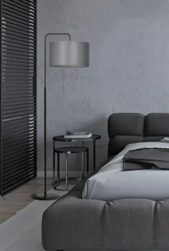 Sklep Kaja Minimalistyczna lampa podłogowa do sypialni 570/3 TRAPO | Kaja