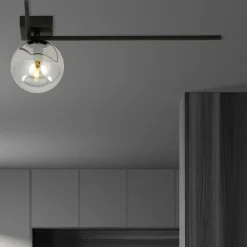 Sklep Kaja Minimalistyczna lampa sufitowa, ciemna kula 1131/1F IMAGO | Kaja
