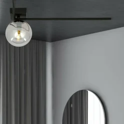 Sklep Kaja Minimalistyczna lampa sufitowa, ciemna kula 1131/1F IMAGO | Kaja