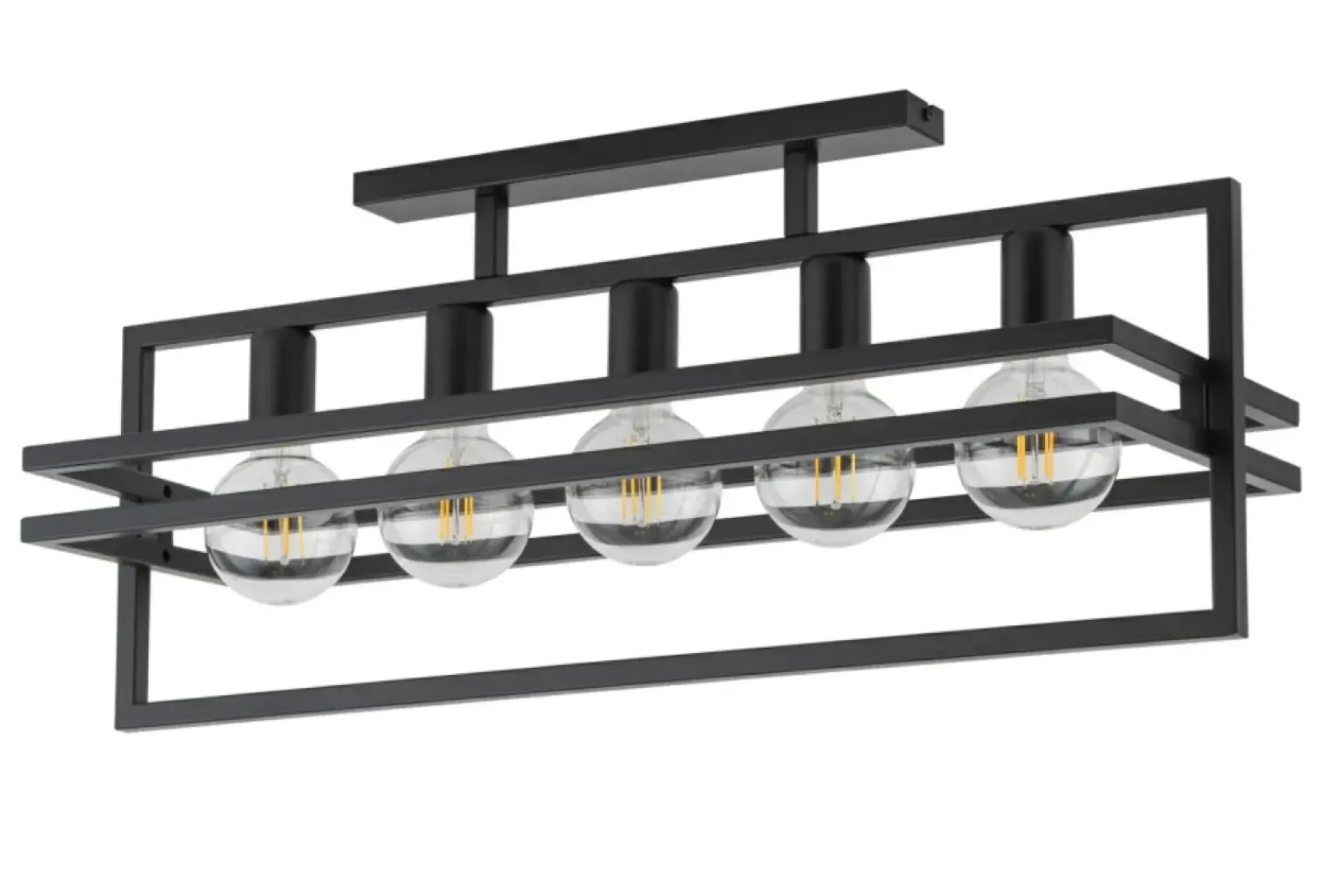 Store Minimalistyczna lampa sufitowa do salonu SIG 32409 z serii MERCI CZ Żyrandole Nowoczesne