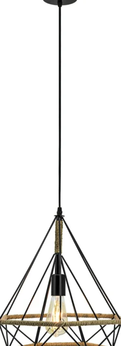 Sale Minimalistyczna lampa sznurek 8802/1 ZWIS - 06 PIRAMIDA | Kaja Żyrandole Nowoczesne