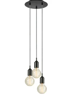 Store Minimalistyczna lampa wisząca bez kloszy 108452 z serii BRONX | Kaja Żyrandole Nowoczesne
