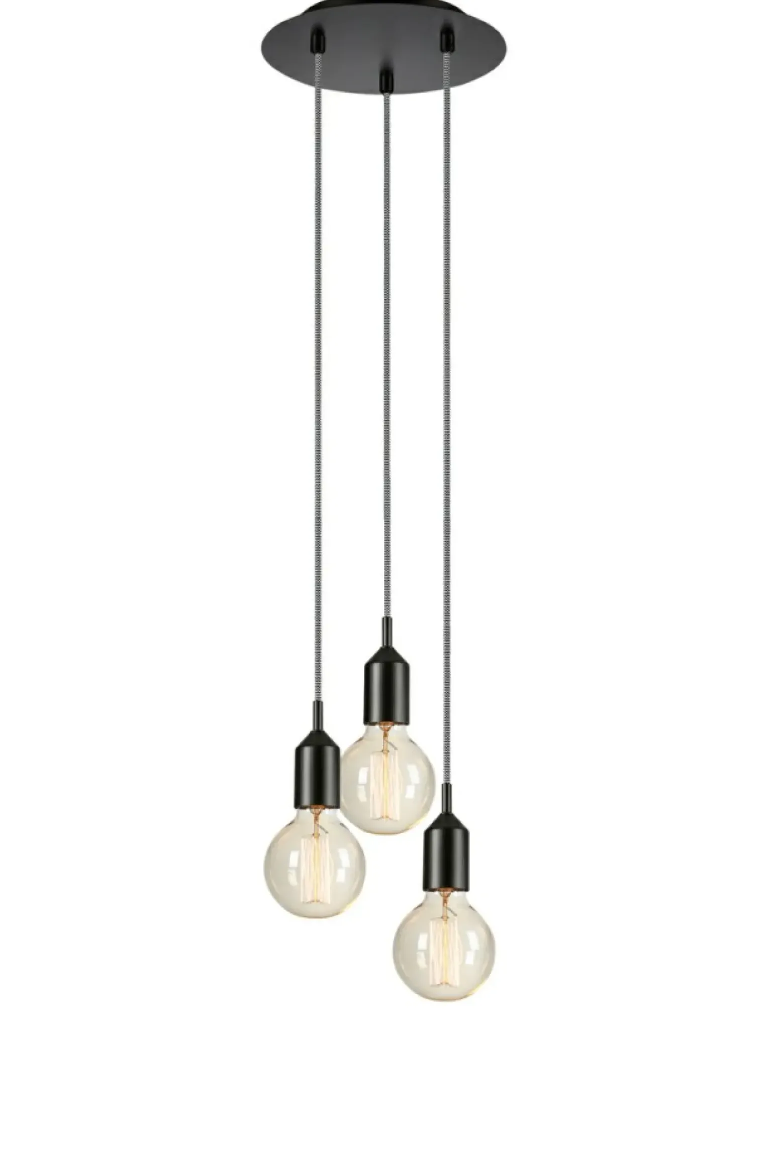 Store Minimalistyczna lampa wisząca bez kloszy 108452 z serii BRONX | Kaja Żyrandole Nowoczesne