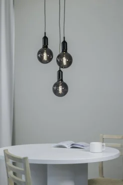 Store Minimalistyczna lampa wisząca bez kloszy 108452 z serii BRONX | Kaja Żyrandole Nowoczesne