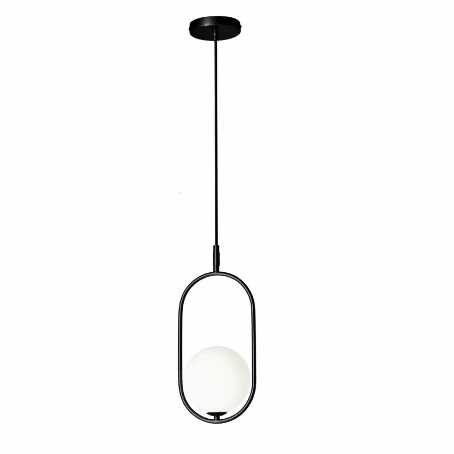 Hot Minimalistyczna lampa wisząca z kloszem 31-10148 z serii CORDEL | Kaja Żyrandole Nowoczesne