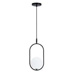 Hot Minimalistyczna lampa wisząca z kloszem 31-10148 z serii CORDEL | Kaja Żyrandole Nowoczesne