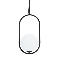 Hot Minimalistyczna lampa wisząca z kloszem 31-10148 z serii CORDEL | Kaja Żyrandole Nowoczesne