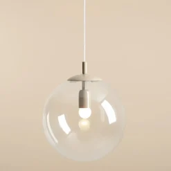 Store Minimalistyczna lampa wisząca do kuchni 562G17 z serii GLOBE | Kaja Żyrandole Nowoczesne