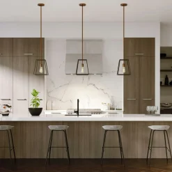 Fashion Minimalistyczna lampa wisząca, druciana HK-FULTON-P z serii FULTON Żyrandole Nowoczesne