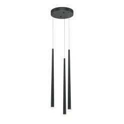 Best Minimalistyczna lampa wisząca do kuchni MOD132PL-L28BK1 serii CASCADE Żyrandole Nowoczesne
