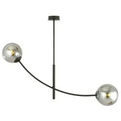 Fashion Minimalistyczna lampa z ciemnymi kloszami 1100/2 HUNTER | Kaja Żyrandole Nowoczesne